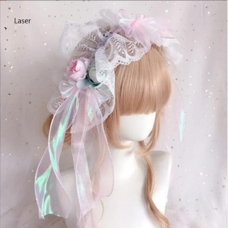 Flower Lace Hime Lolita Headband (UN07)